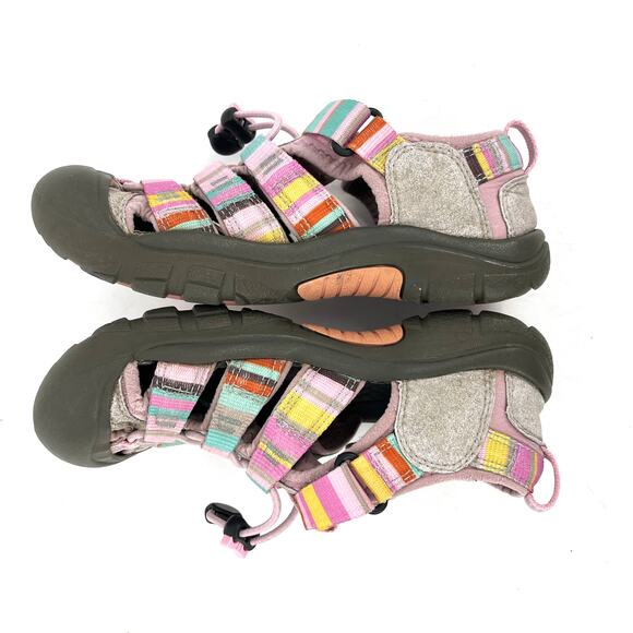 Keen Kids 3 (EU35) Pink Rainbow Newport Water Sandal Closed Toe - Picture 6 of 9